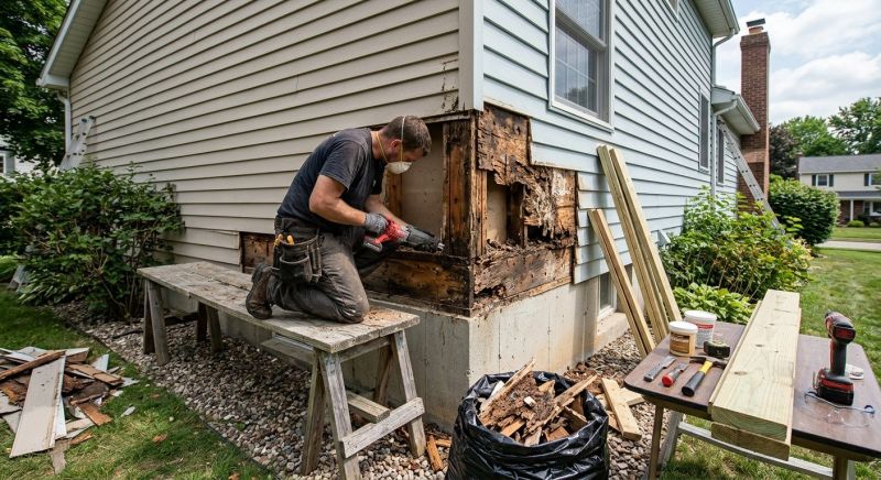 Dry Rot Repair in Olathe, KS