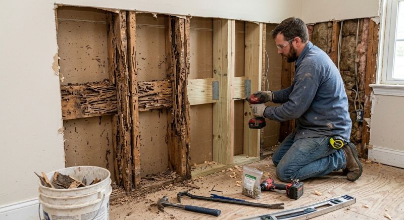Termite Damage Restoration in Kansas City, MO