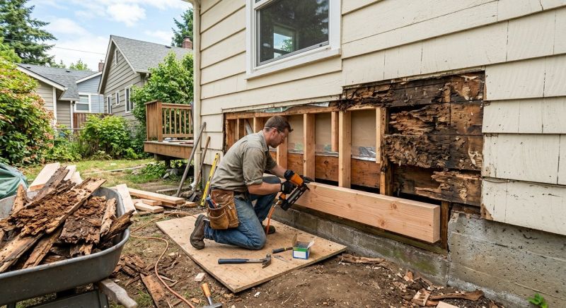 Wood Rot Repair in Conroe, TX