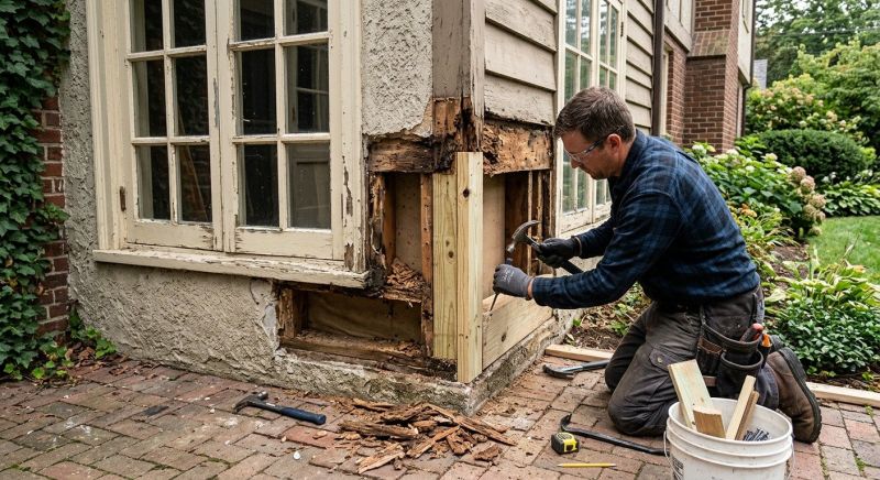 Wood Rot Repair in Roswell, GA
